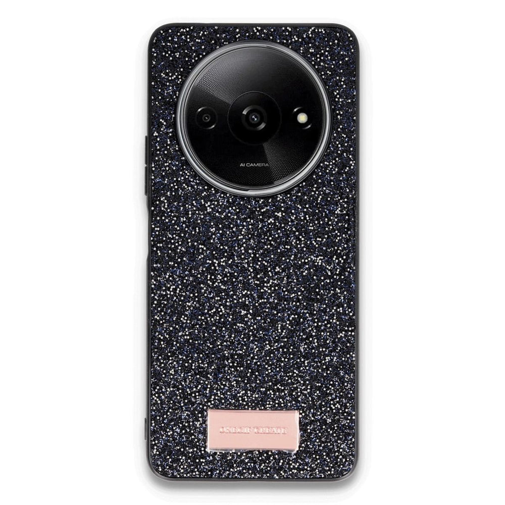 Onegif Xiaomi Redmi A3 4g Bright Simli Kapak - Siyah