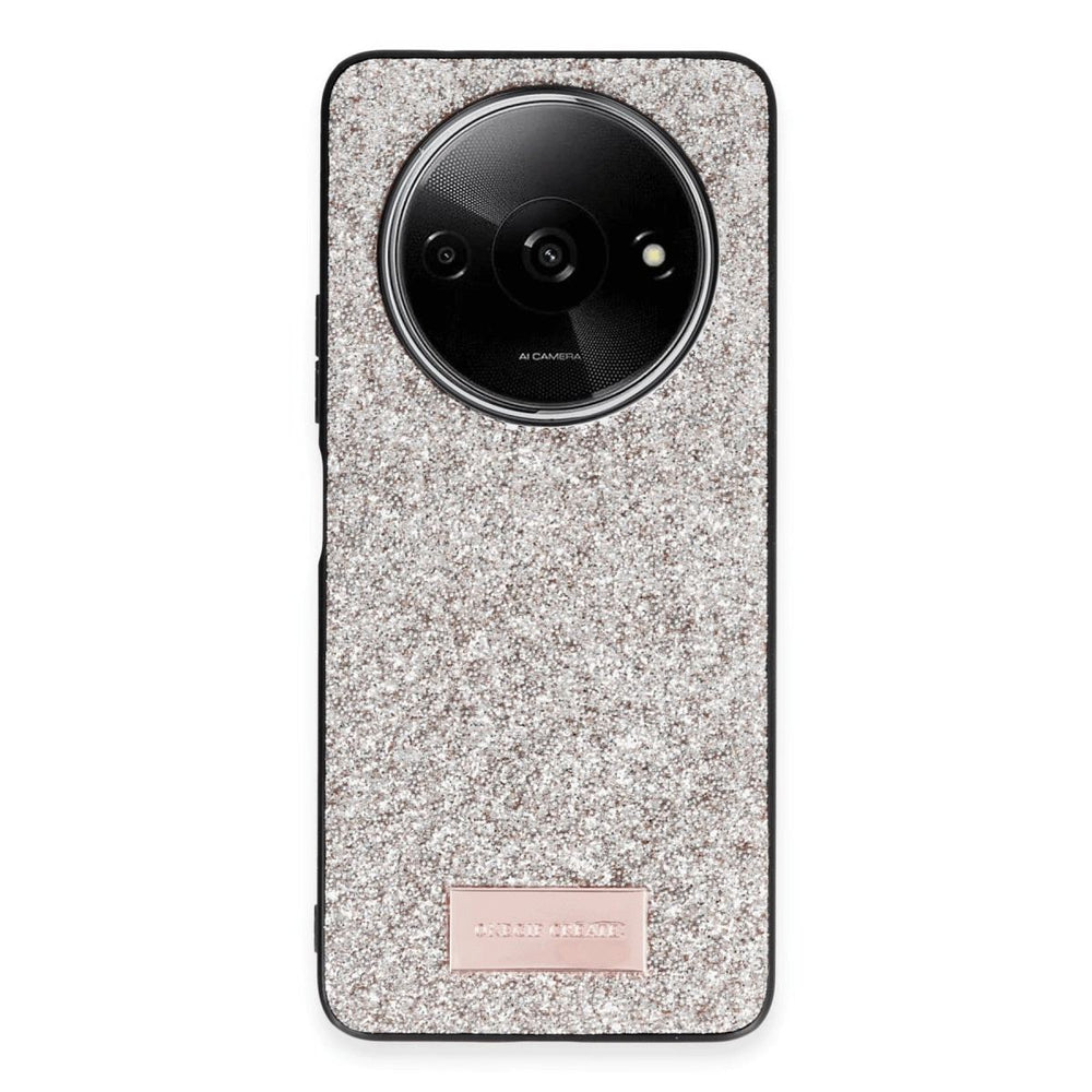 Onegif Xiaomi Redmi A3 4g Bright Simli Kapak - Gold