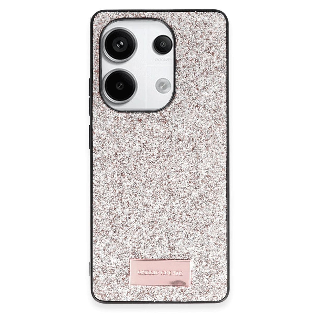Onegif Xiaomi Redmi Note 13 Pro 4g Bright Simli Kapak - Gold