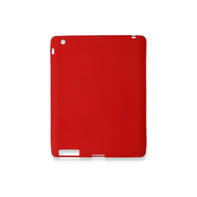 Apple İpad 4 9.7 Kılıf Evo Tablet Silikon - Kırmızı