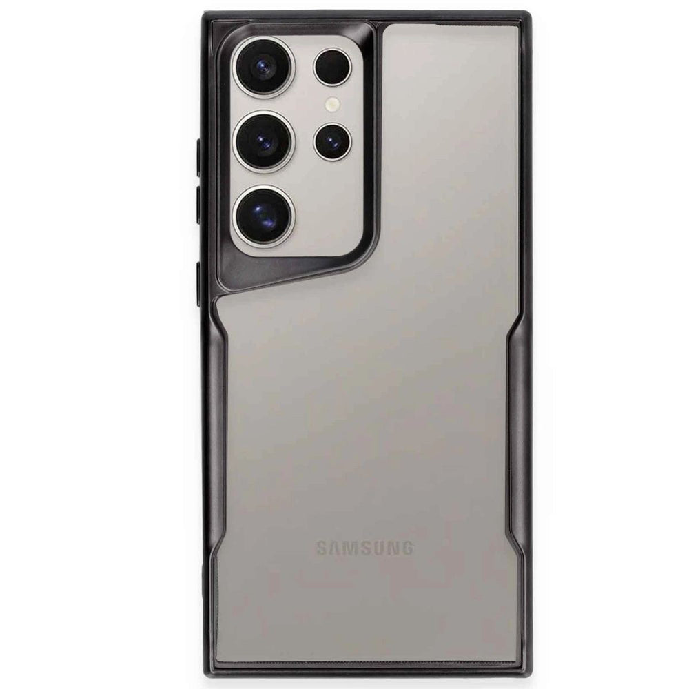Samsung Galaxy S23 Ultra Kılıf Boyi Silikon Kapak - Siyah