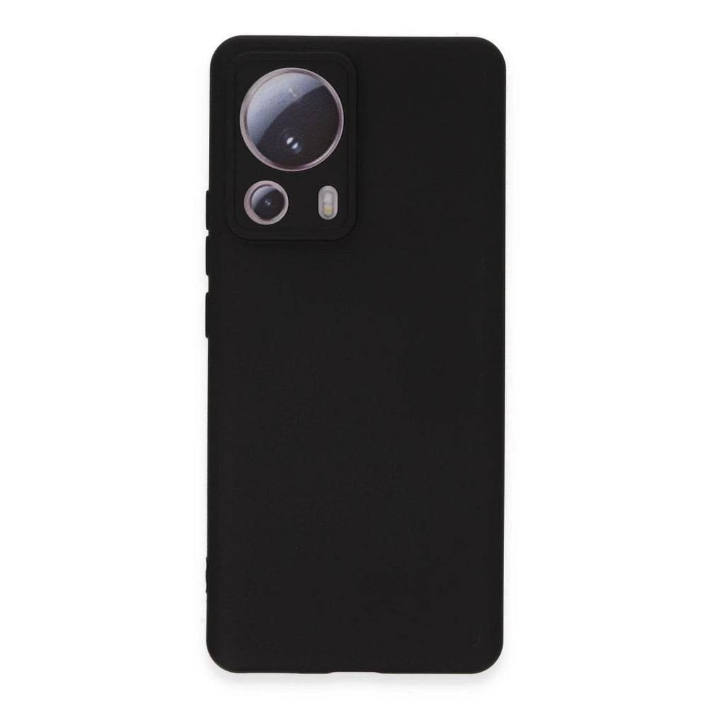 Xiaomi Mi 13 Lite Kılıf Nano İçi Kadife Silikon - Siyah