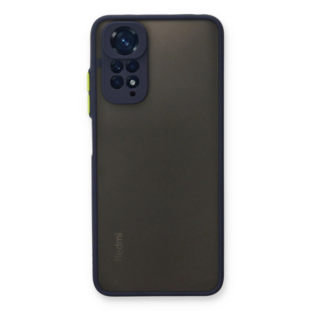 Xiaomi Redmi Note 11 Kılıf Montreal Silikon Kapak - Lacivert