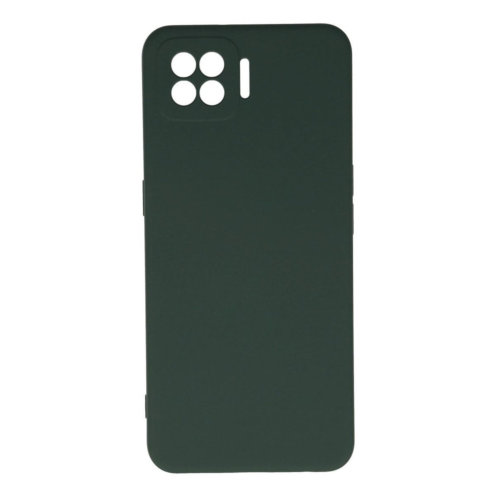 Oppo A73 Kılıf Nano İçi Kadife Silikon - Koyu Yeşil