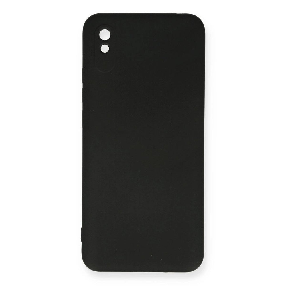 Xiaomi Redmi 9a Kılıf Nano İçi Kadife Silikon - Siyah