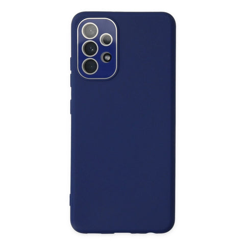 Samsung Galaxy A33 5g Kılıf Lansman Glass Kapak - Sky Blue