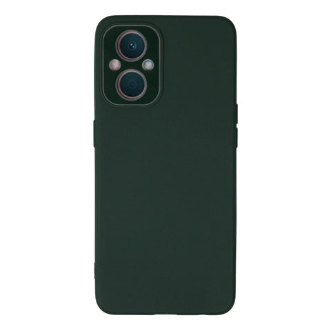 Oppo Reno 7 Lite Kılıf Lansman Glass Kapak - Koyu Yeşil