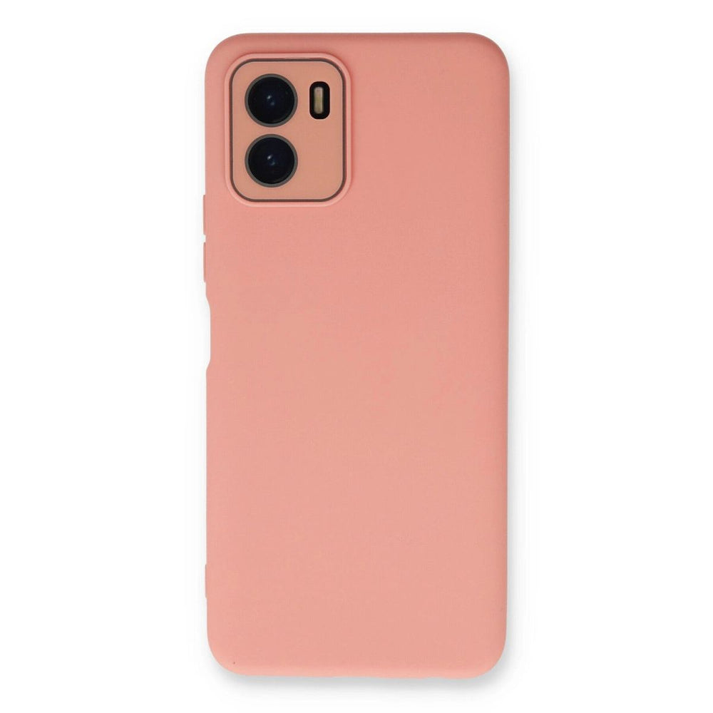 Vivo Y15s Kılıf Lansman Glass Kapak - Pembe