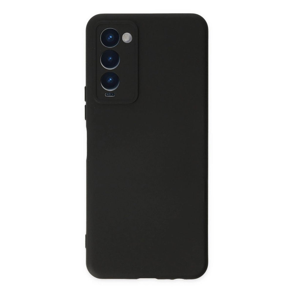 Tecno Camon 18 Kılıf Nano İçi Kadife Silikon - Siyah