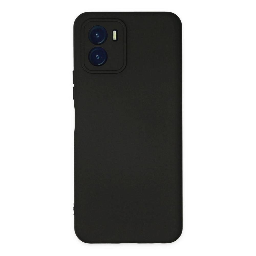 Vivo Y15s Kılıf Nano İçi Kadife Silikon - Siyah