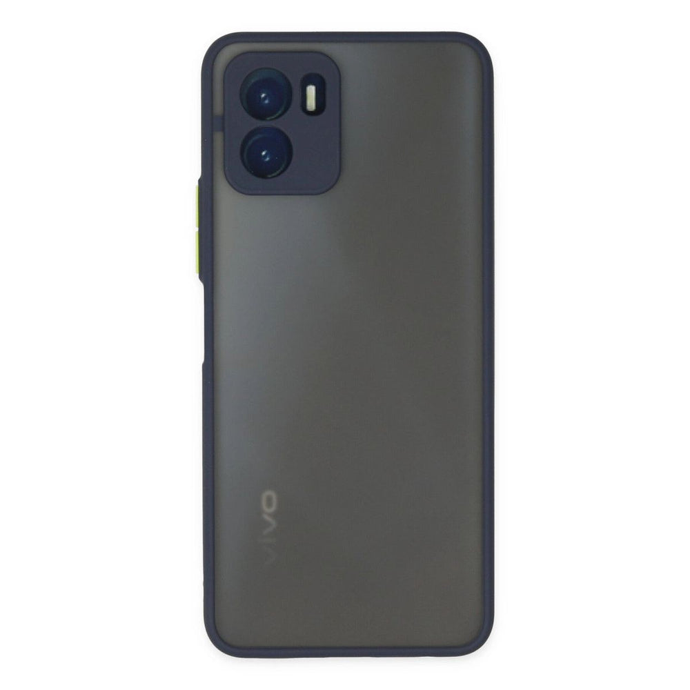 Vivo Y15s Kılıf Montreal Silikon Kapak - Lacivert