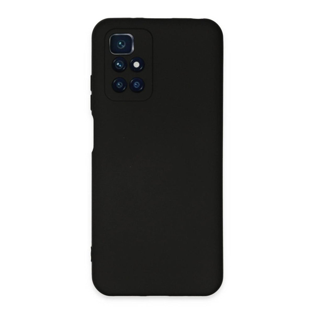 Xiaomi Redmi 10 2022 Kılıf Nano İçi Kadife Silikon - Siyah