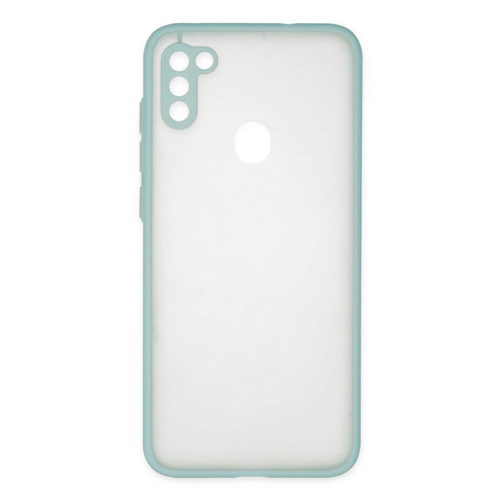 Samsung Galaxy A11 Kılıf Montreal Silikon Kapak - Turkuaz