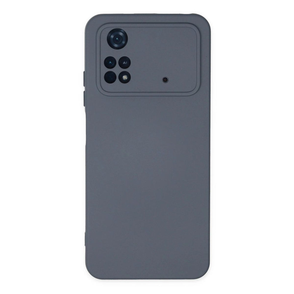 Xiaomi Poco M4 Pro 4g Kılıf Nano İçi Kadife Silikon - Gri