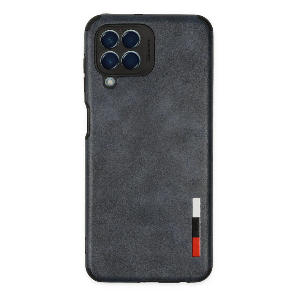 Samsung Galaxy M33 Kılıf Loop Deri Silikon - Lacivert