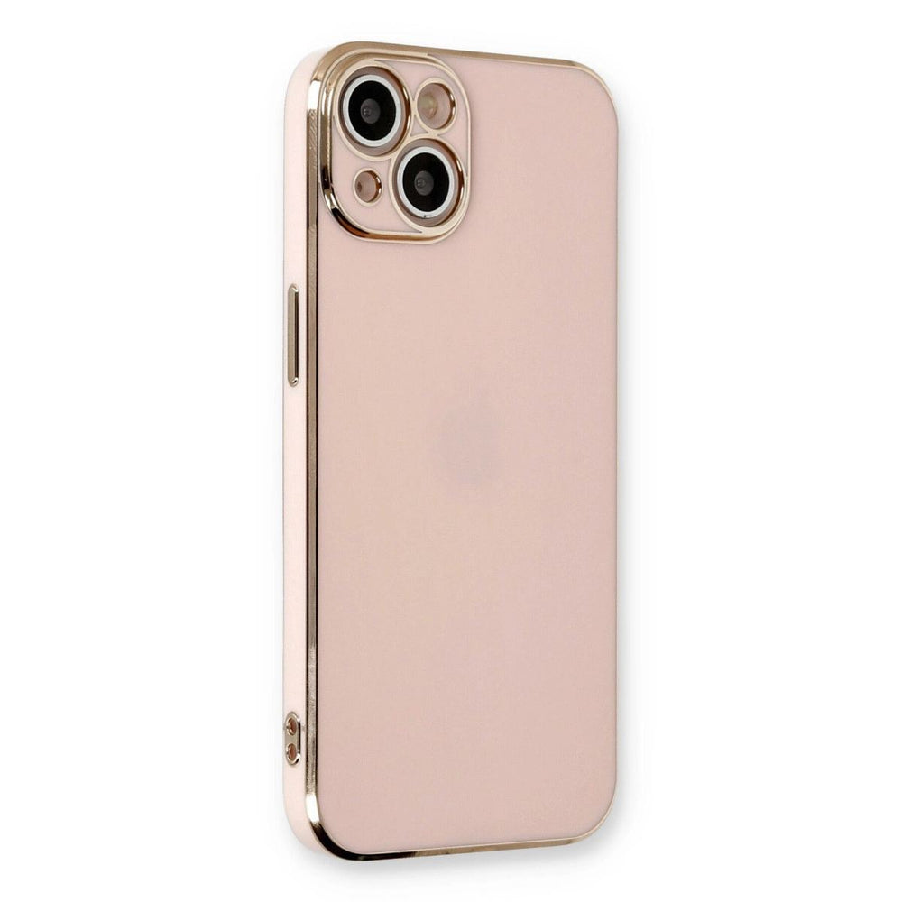 Apple İphone 13 Kılıf Volet Silikon - Pembe