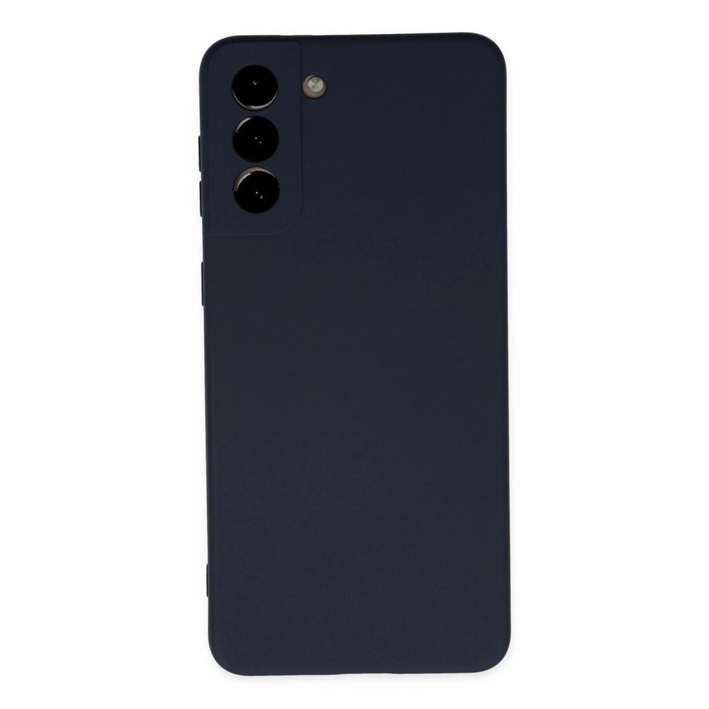 Samsung Galaxy S21 Plus Kılıf Nano İçi Kadife Silikon - Lacivert