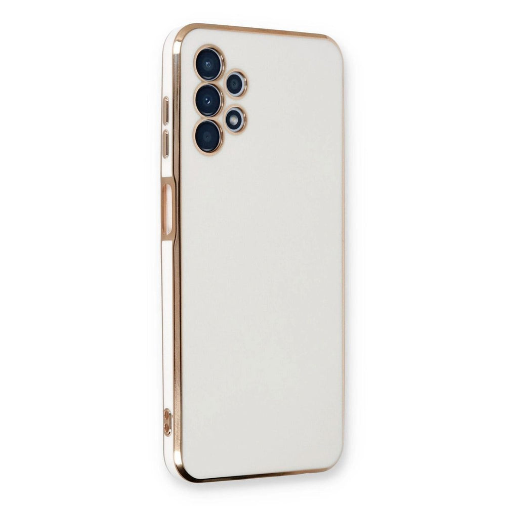 Samsung Galaxy A13 4g Kılıf Volet Silikon - Beyaz