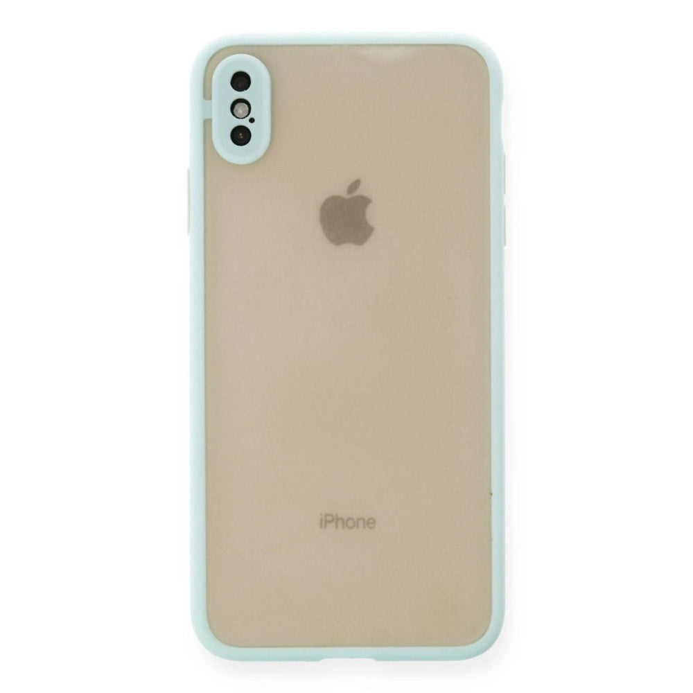 Apple İphone X Kılıf Montreal Silikon Kapak - Turkuaz