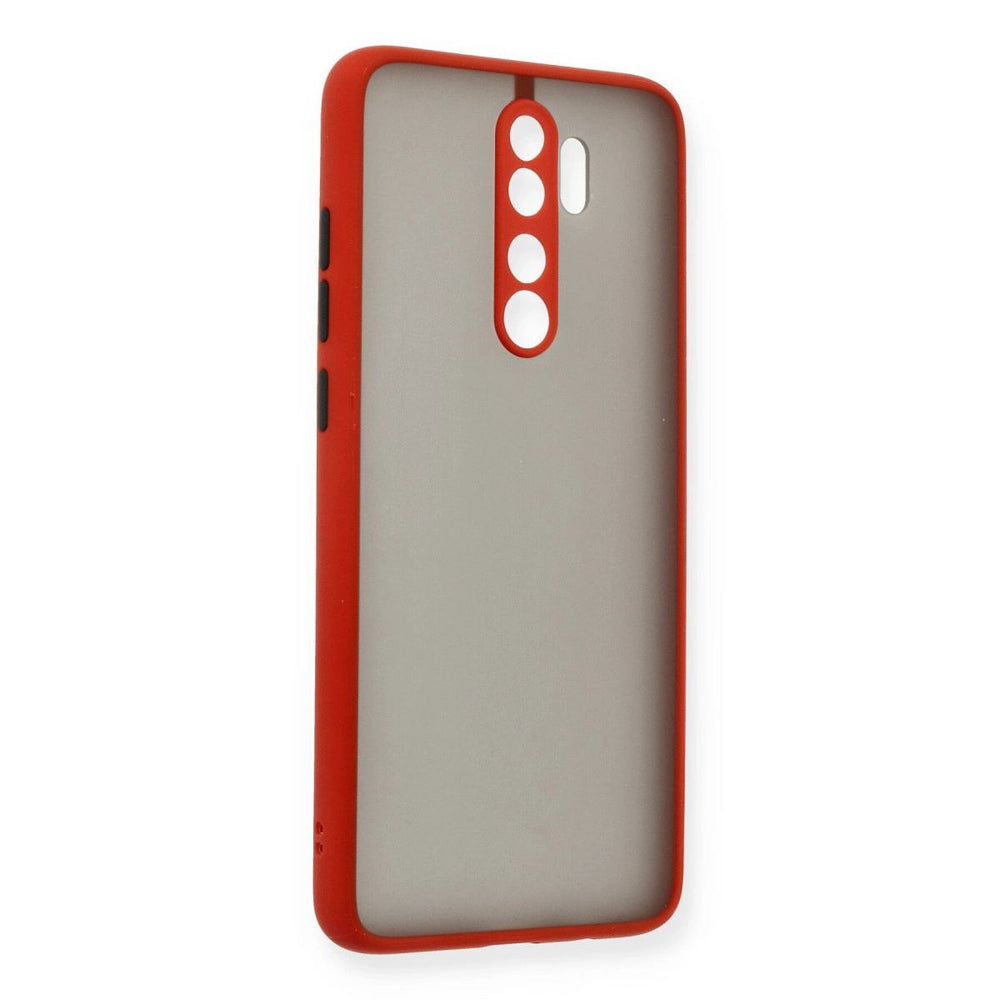 Xiaomi Redmi Note 8 Pro Kılıf Montreal Silikon Kapak - Kırmızı