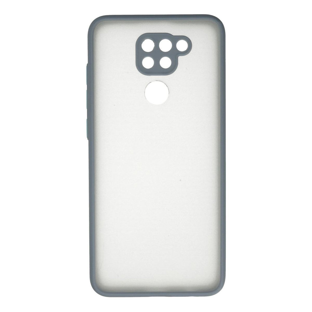 Xiaomi Redmi Note 9 Kılıf Montreal Silikon Kapak - Gri