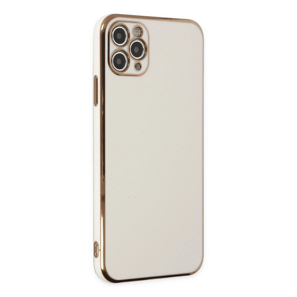 Apple İphone 11 Pro Max Kılıf Volet Silikon - Beyaz