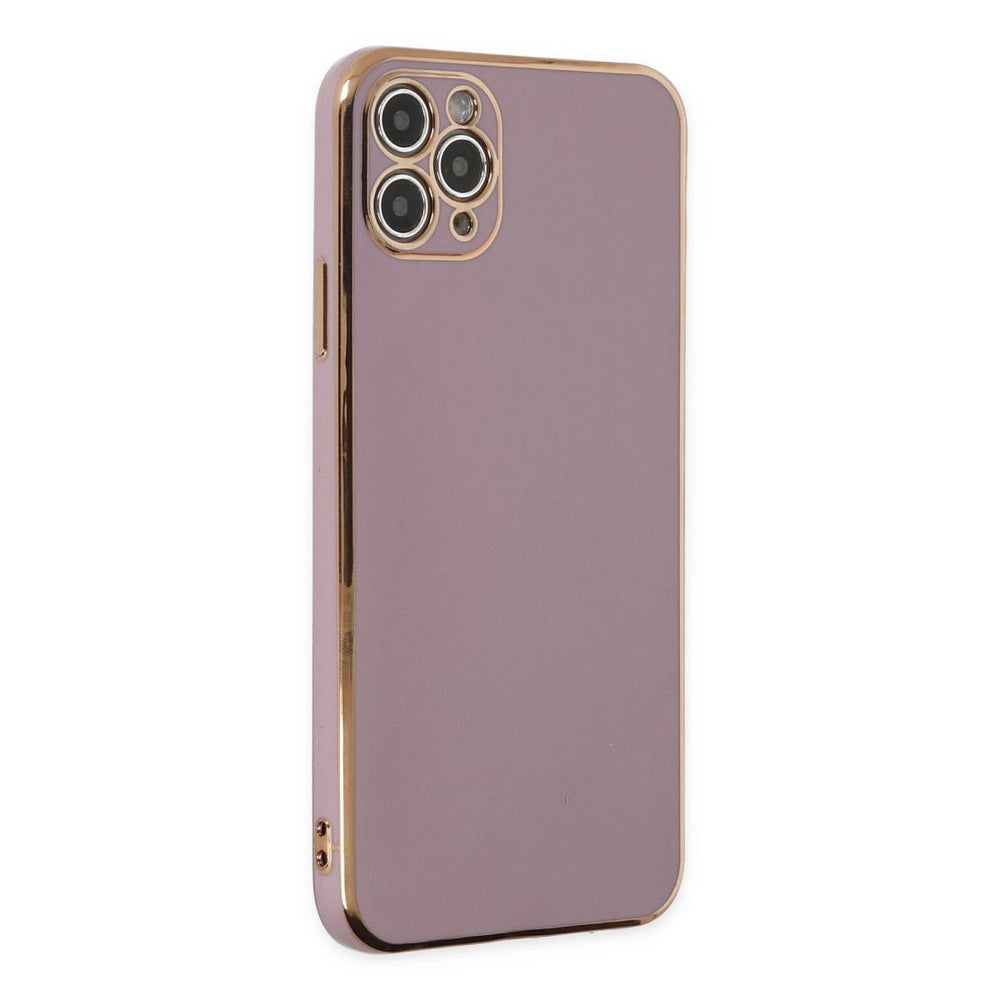 Apple İphone 11 Pro Max Kılıf Volet Silikon - Mor