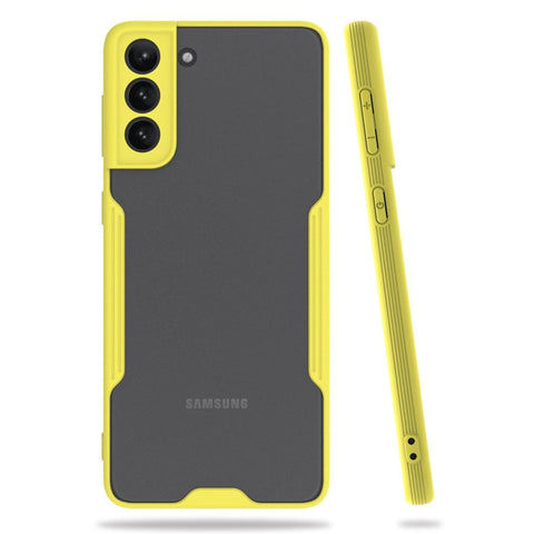 Samsung Galaxy S21 Plus Kılıf Platin Silikon
