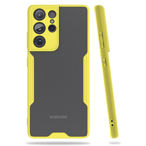 Samsung Galaxy S21 Ultra Kılıf Platin Silikon