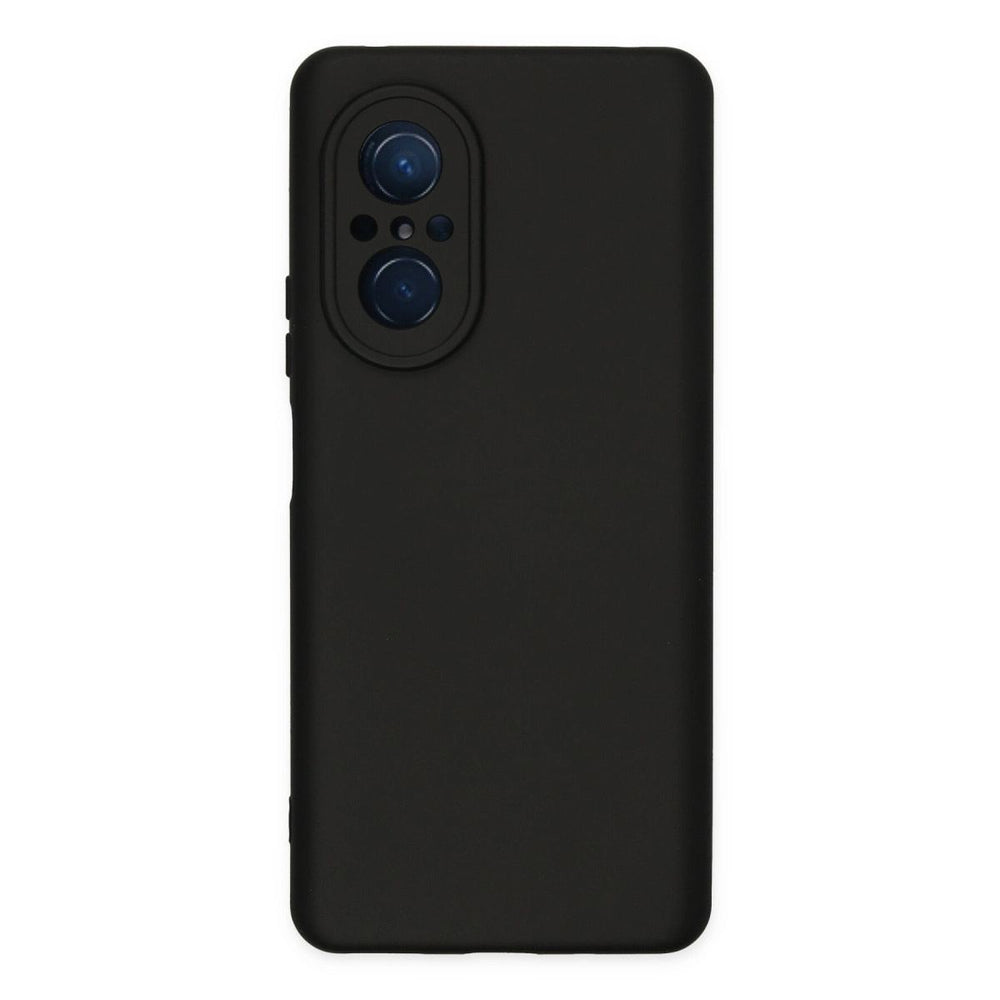 Huawei Nova 9 Se Kılıf Nano İçi Kadife Silikon - Siyah