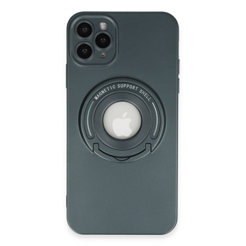 Apple İphone 12 Pro Kılıf Lukka Magneticsafe Kapak - Koyu Yeşil
