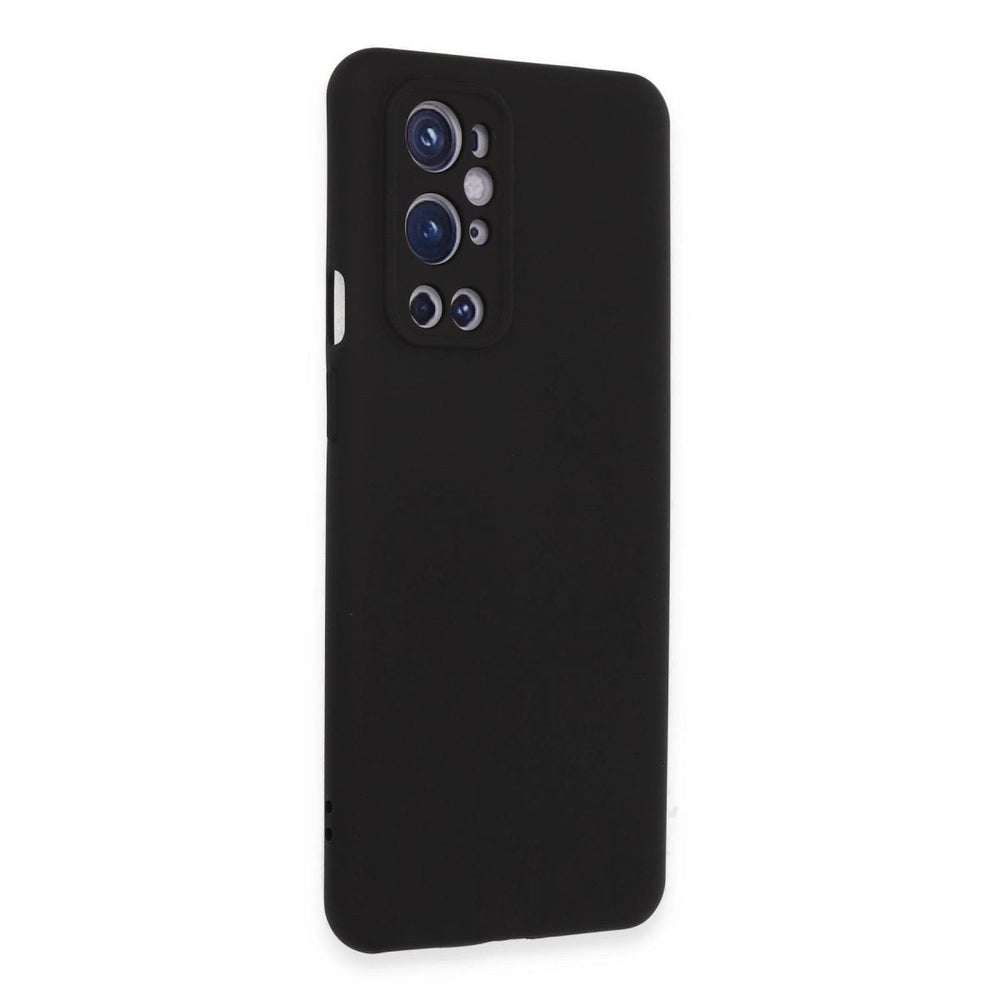 One Plus 9 Pro Kılıf Nano İçi Kadife Silikon - Siyah