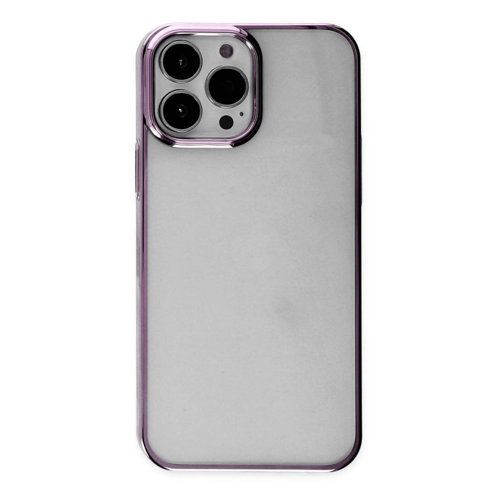 Apple İphone 14 Pro Kılıf Element Silikon - Lila