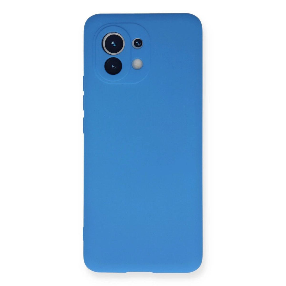 Xiaomi Mi 11 Kılıf Nano İçi Kadife Silikon - Mavi