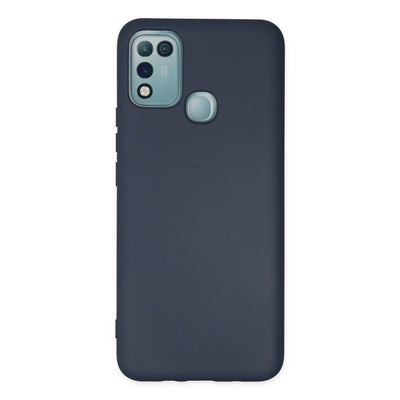 İnfinix Hot 10 Play Kılıf Nano İçi Kadife Silikon - Lacivert