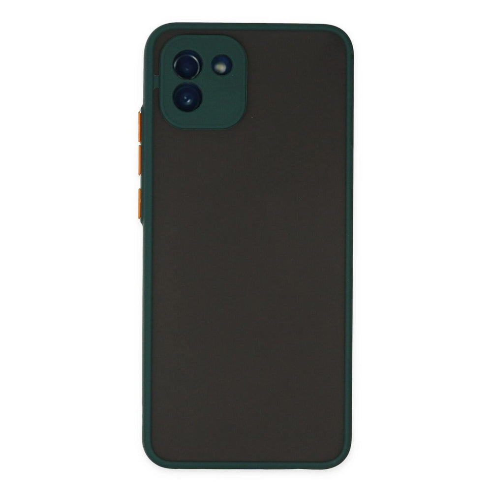 Samsung Galaxy A03 Kılıf Montreal Silikon Kapak - Yeşil