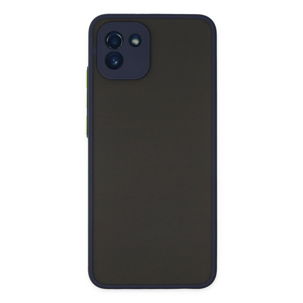 Samsung Galaxy A03 Kılıf Montreal Silikon Kapak - Lacivert