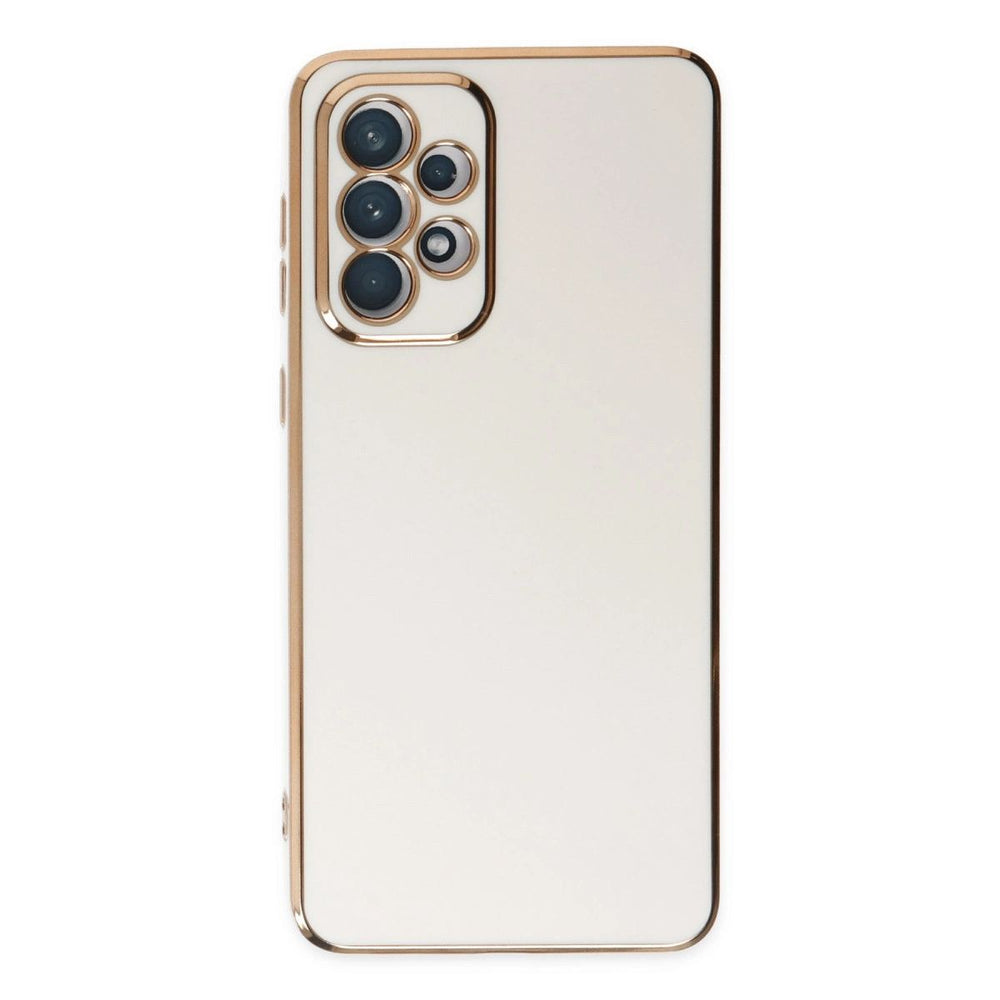 Samsung Galaxy A73 5g Kılıf Volet Silikon - Beyaz