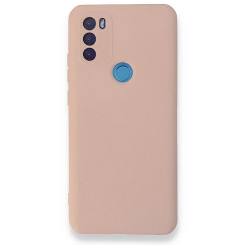 General Mobile Gm 21 Plus Kılıf Nano İçi Kadife Silikon - Pudra