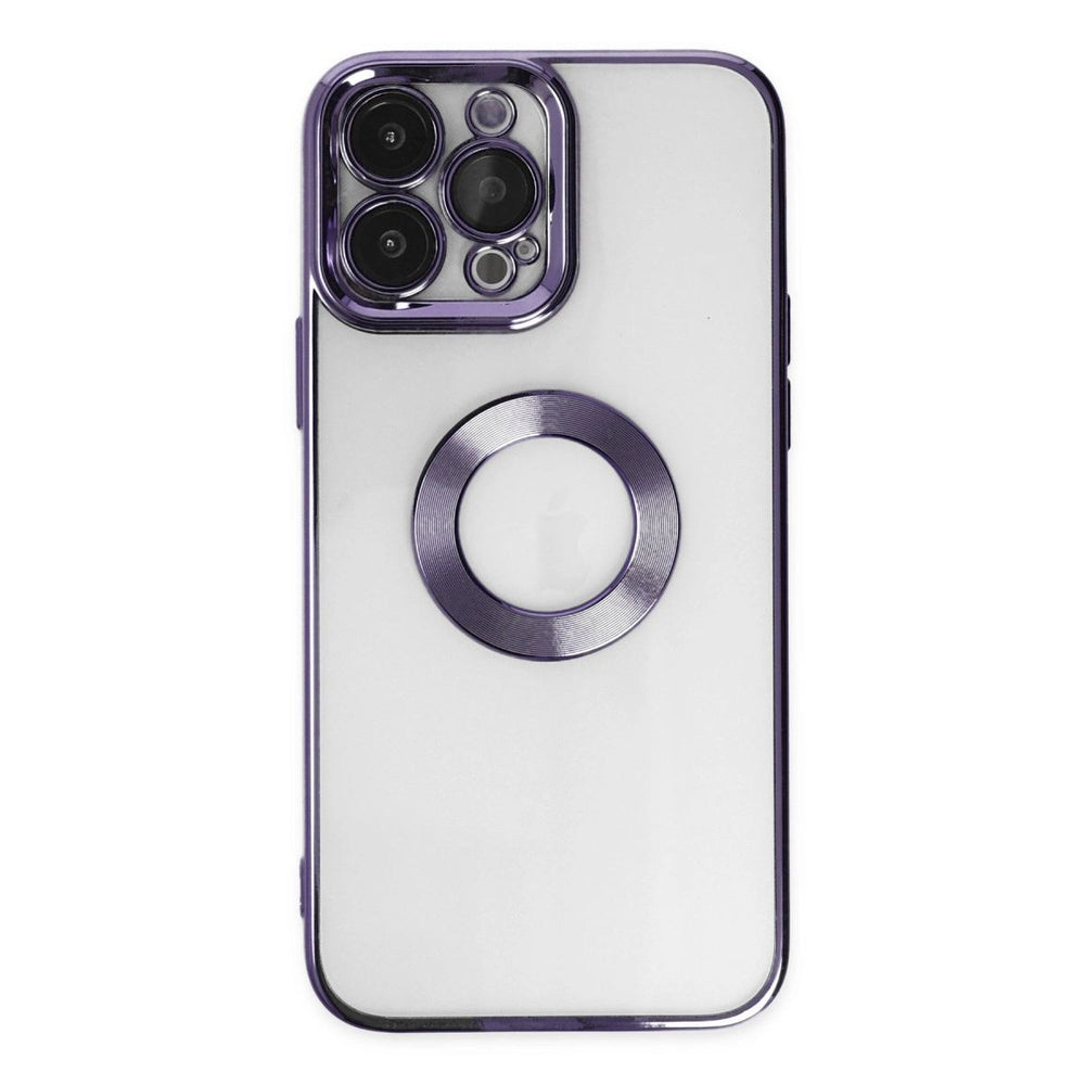 Apple İphone 14 Pro Max Kılıf Slot Silikon - Mor