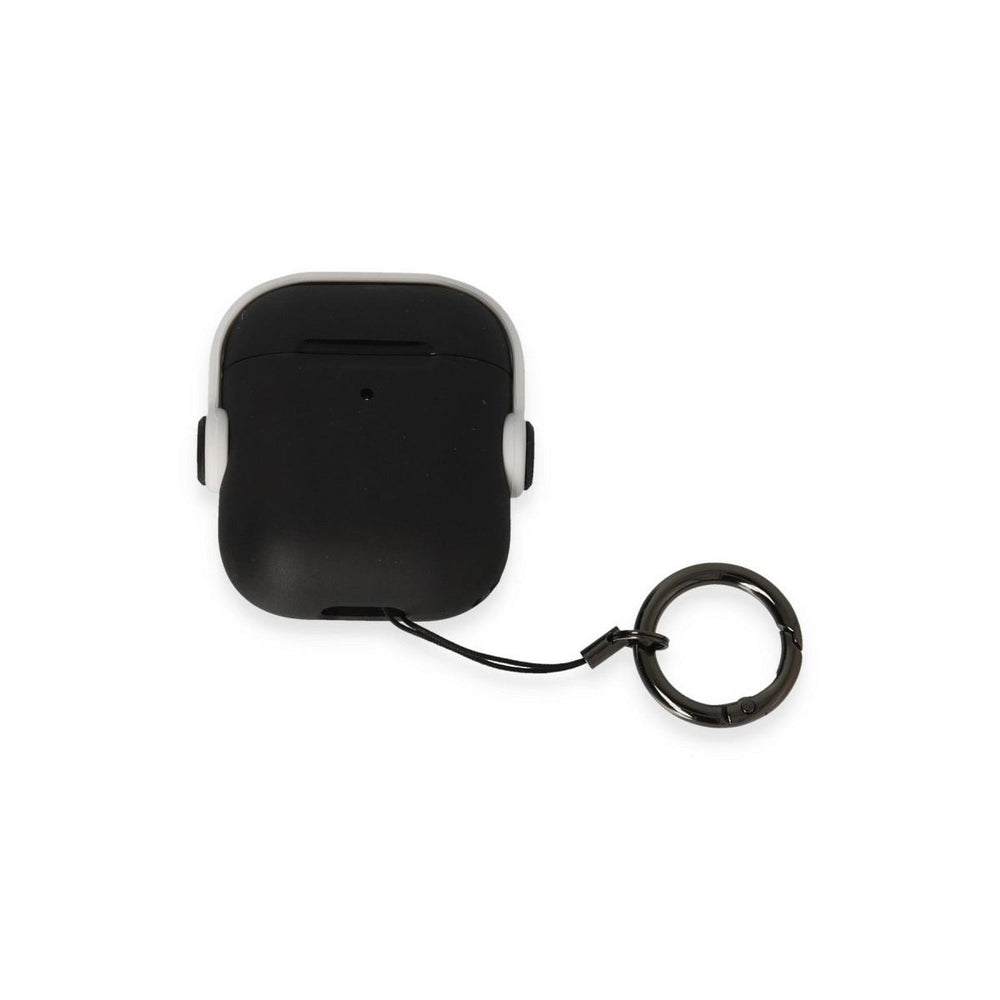 Apple Airpods 2 (2.nesil) Cool Kılıf - Siyah-beyaz
