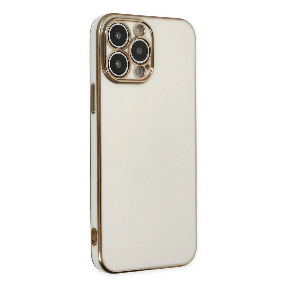 Apple İphone 14 Pro Kılıf Volet Silikon - Beyaz