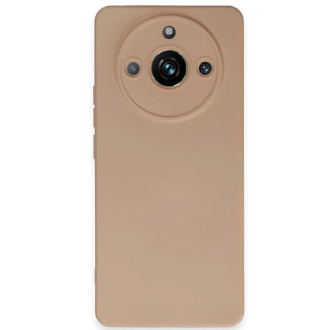 Realme 11 Pro Kılıf Nano İçi Kadife Silikon - Pudra