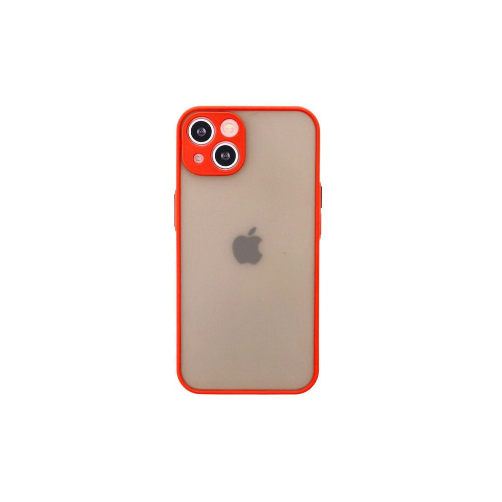 Apple İphone 14 Kılıf Montreal Silikon Kapak - Kırmızı
