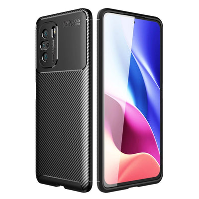Xiaomi Poco F3 Kılıf Auto Focus Karbon Kapak
