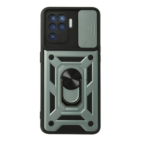 Oppo Reno 5 Lite Kılıf Pars Lens Yüzüklü Silikon