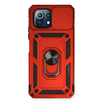 Xiaomi Mi 11 Lite Kılıf Pars Lens Yüzüklü Silikon