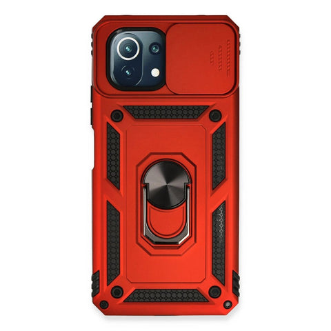 Xiaomi Mi 11 Lite Kılıf Pars Lens Yüzüklü Silikon