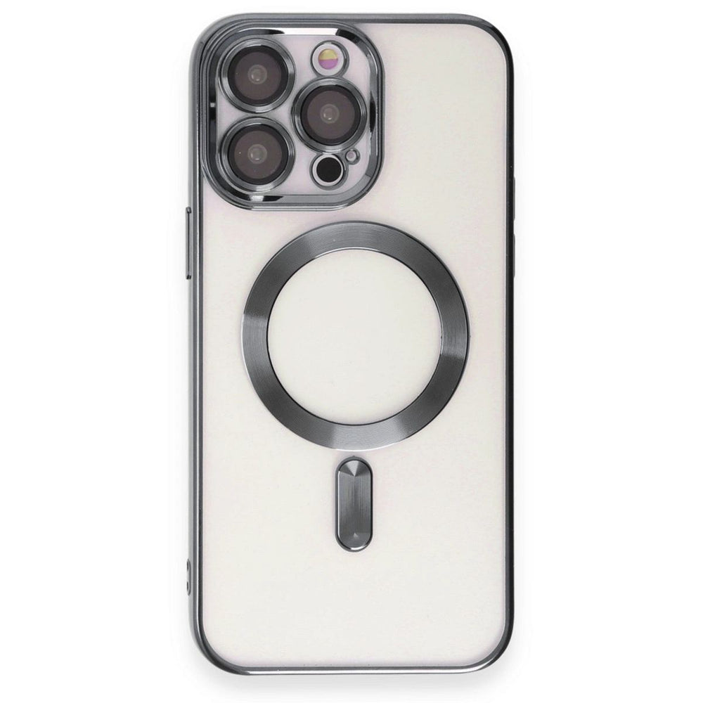 Apple İphone 15 Pro Kılıf Kross Magneticsafe Kapak - Titan Gri