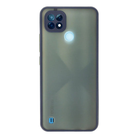 Realme C21 Kılıf Montreal Silikon Kapak - Lacivert